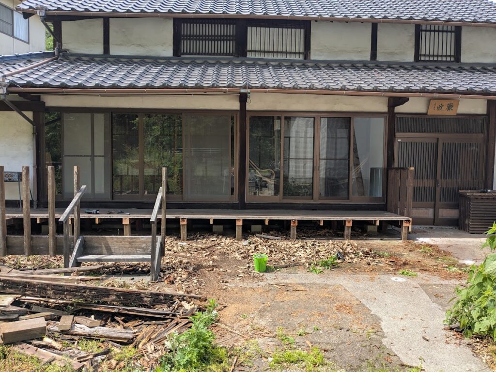 ウッドデッキ修復