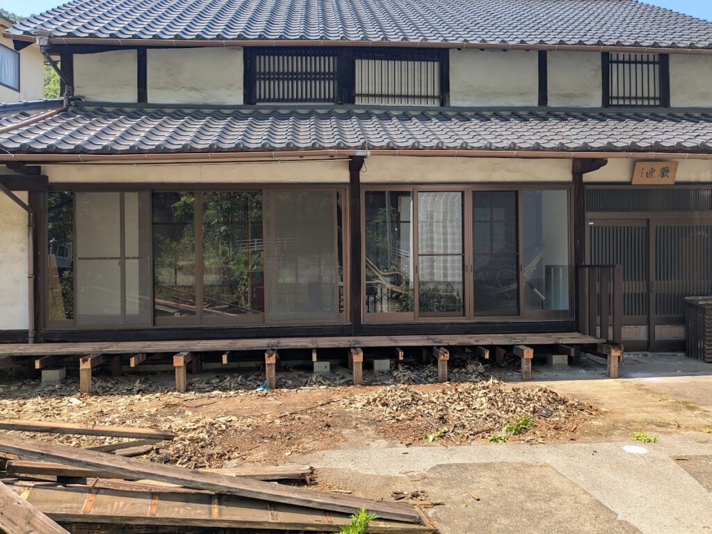ウッドデッキ修復