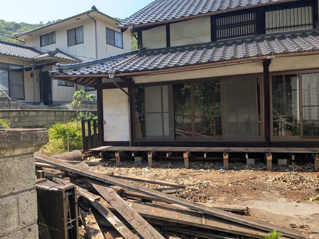 ウッドデッキ修復