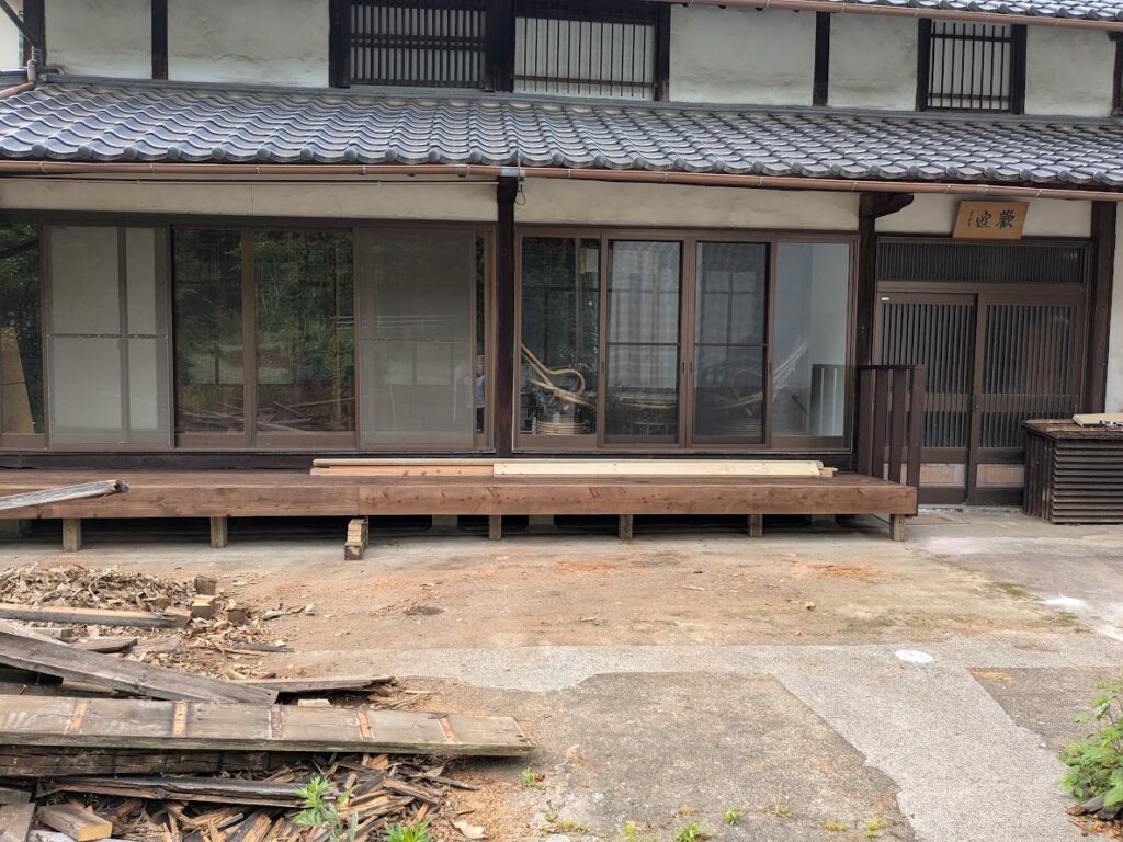 ウッドデッキ修復
