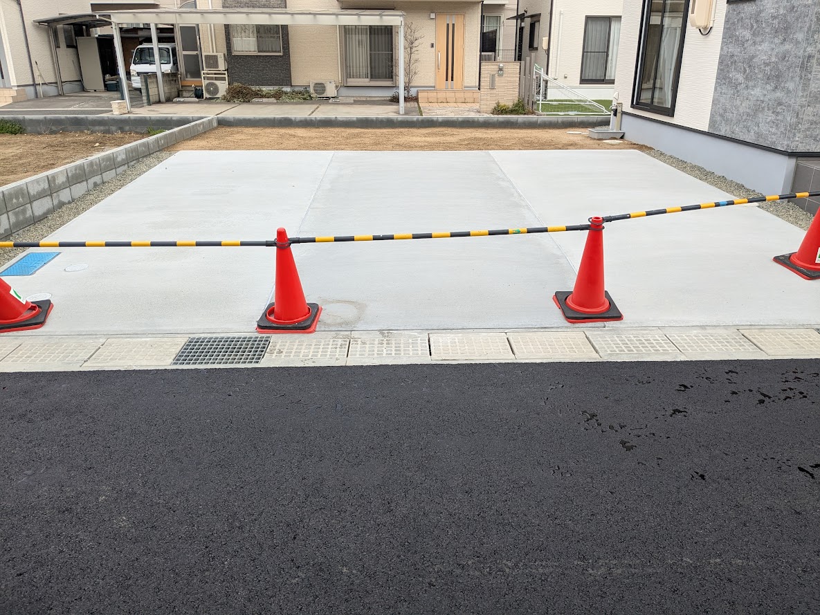 カーポートを後施工で!