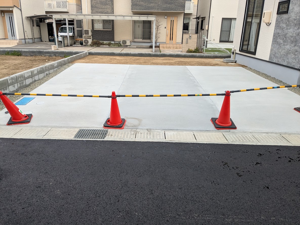 カーポートを後施工で!