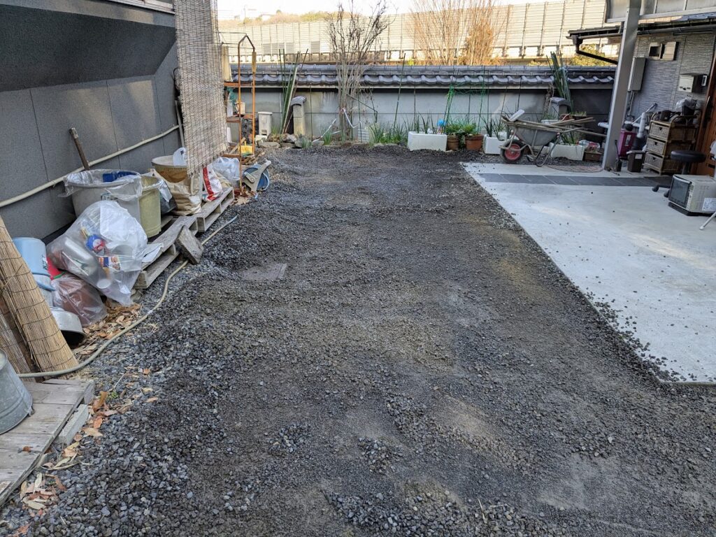 駐車場土間コンクリート打設工事